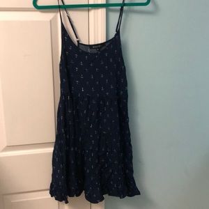Blue babydoll dress